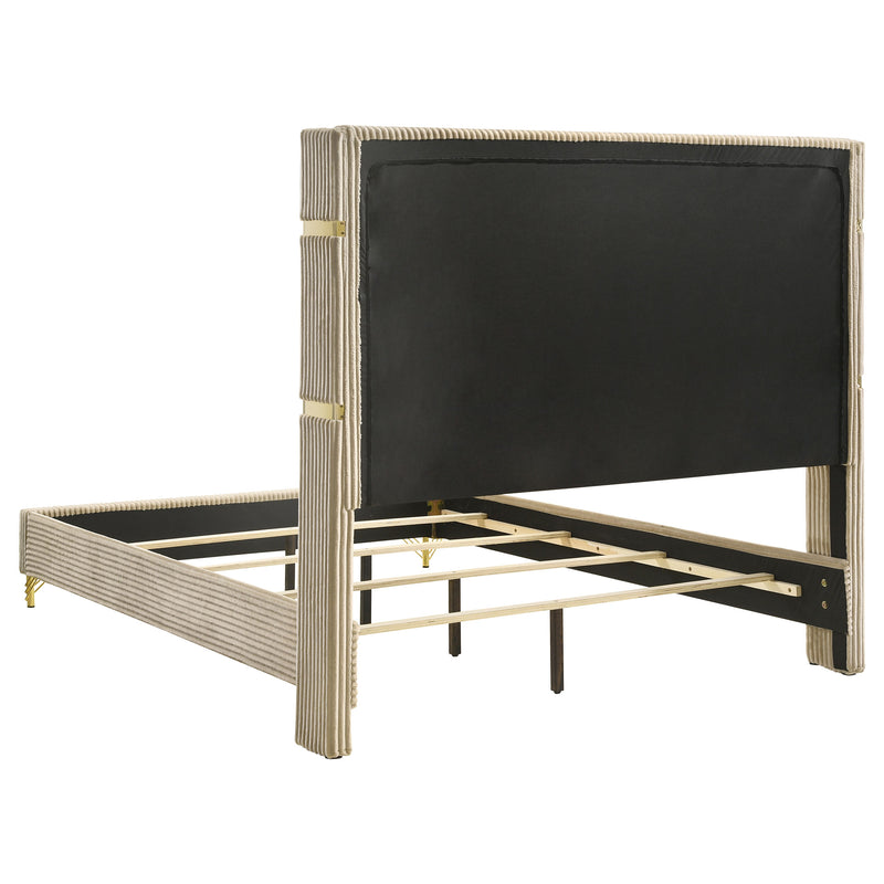 Juego de dormitorio Lucía Beige y Blanco