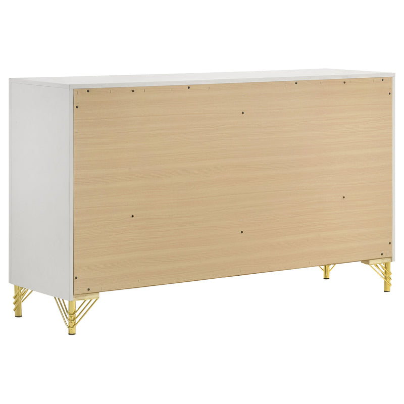 Juego de dormitorio Lucía Beige y Blanco