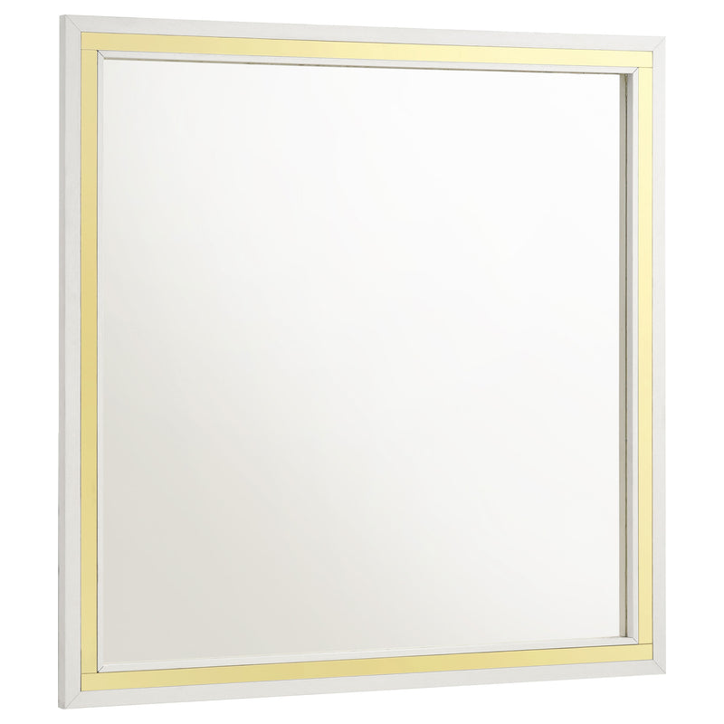 Juego de dormitorio Lucía Beige y Blanco