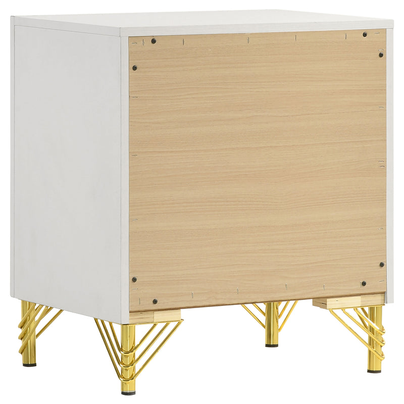 Juego de dormitorio Lucía Beige y Blanco