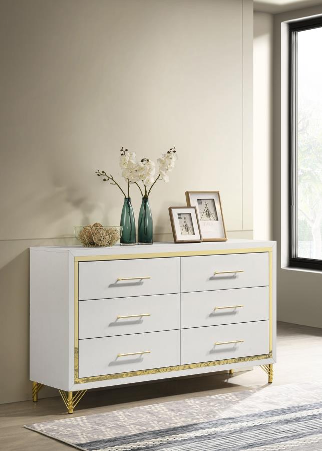 Lucia 6-drawer Dresser Cabinet