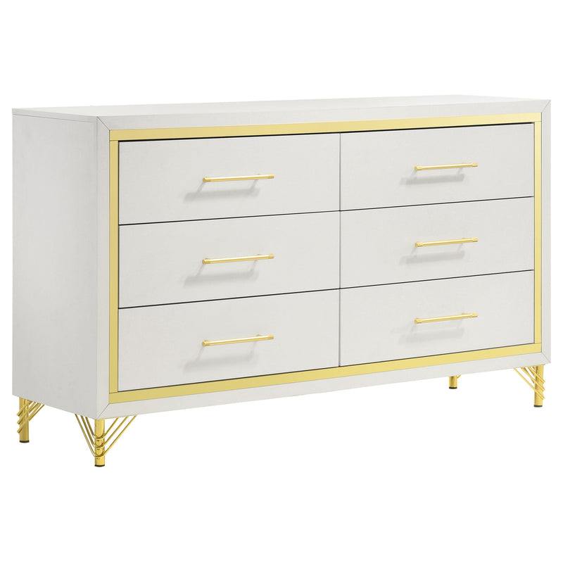 Lucia 6-drawer Dresser Cabinet