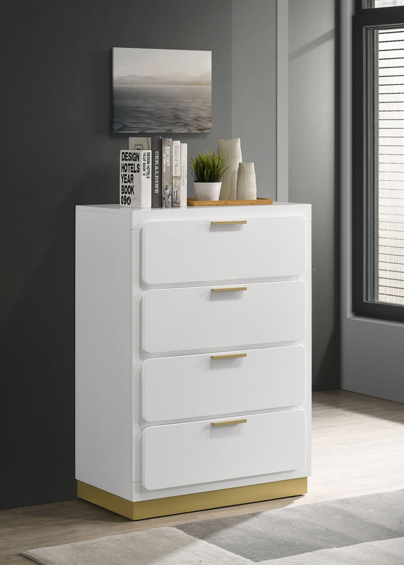 Cómoda de dormitorio Caraway de 4 cajones