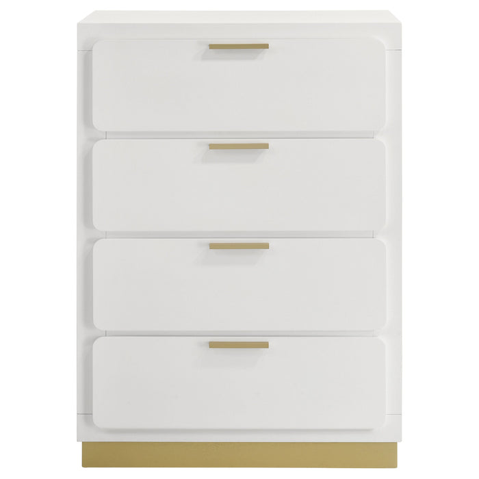 Caraway 4-drawer Bedroom Chest White