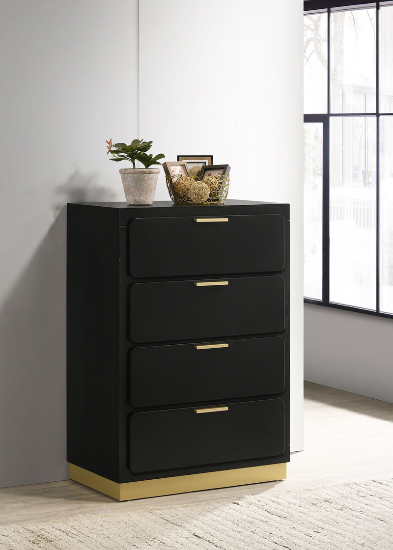 Cómoda de dormitorio Caraway de 4 cajones