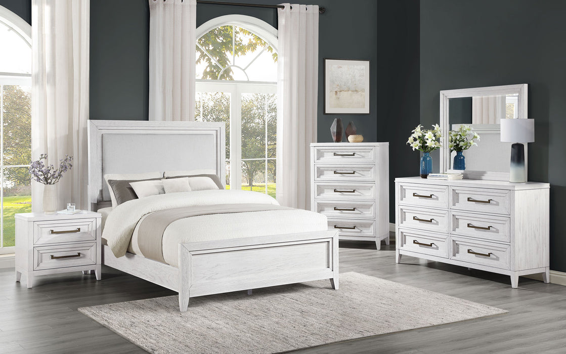 Marielle   Bedroom Set Distressed White