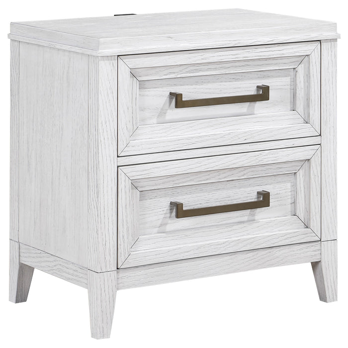 Marielle   Bedroom Set Distressed White