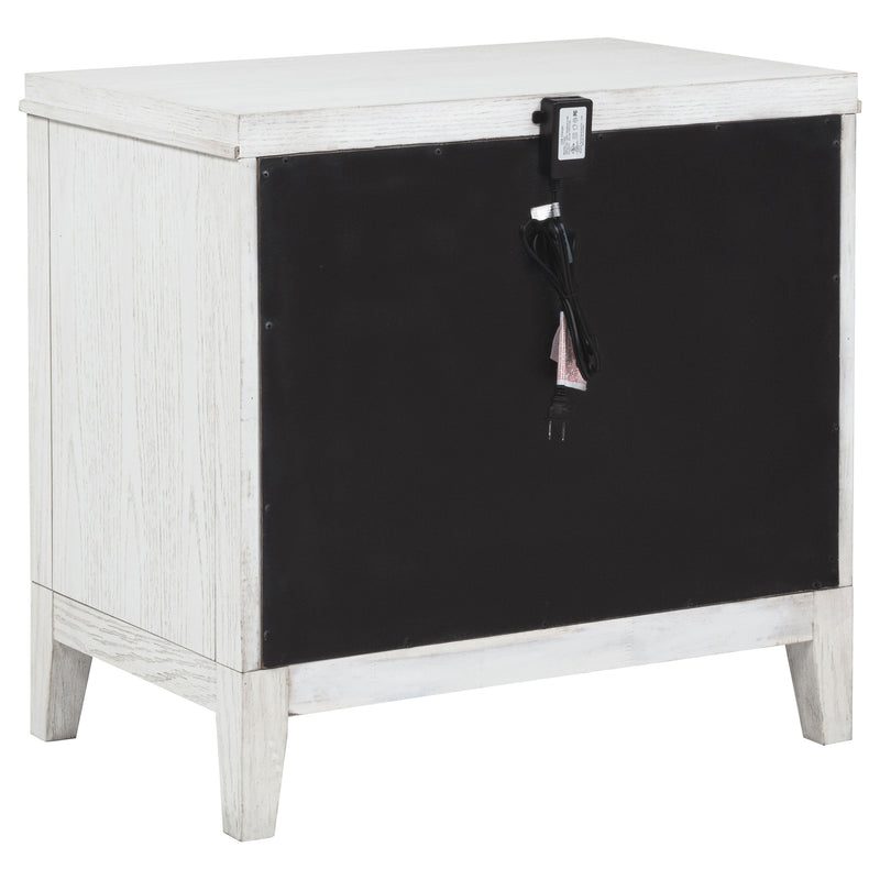 Marielle 2-drawer Nightstand Bedside Table Distressed White