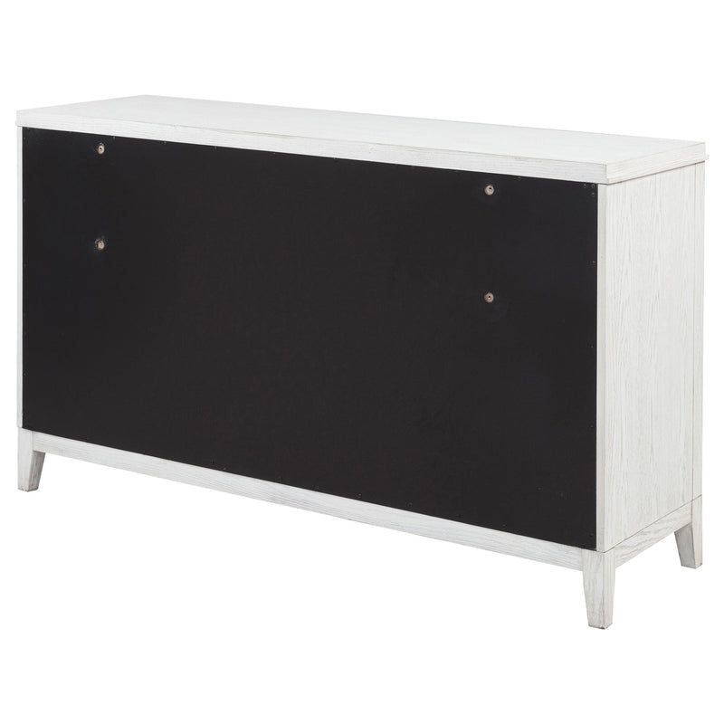 Marielle 6-drawer Bedroom Dresser Distressed White