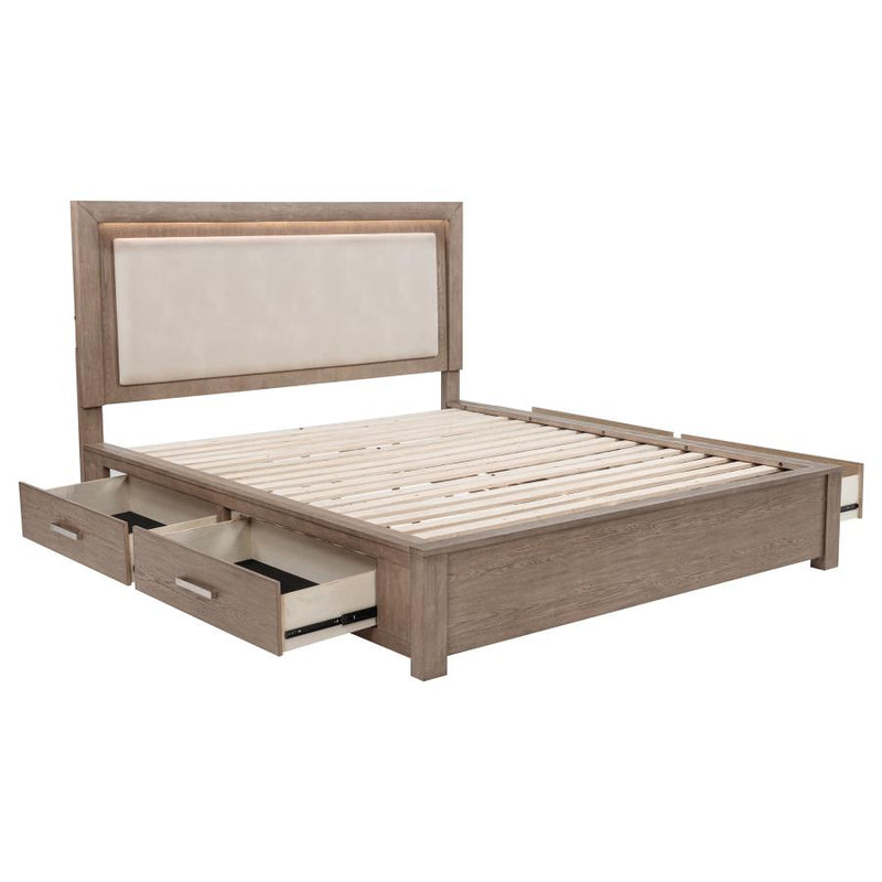 Kenora 56-inch LED Storage Bed