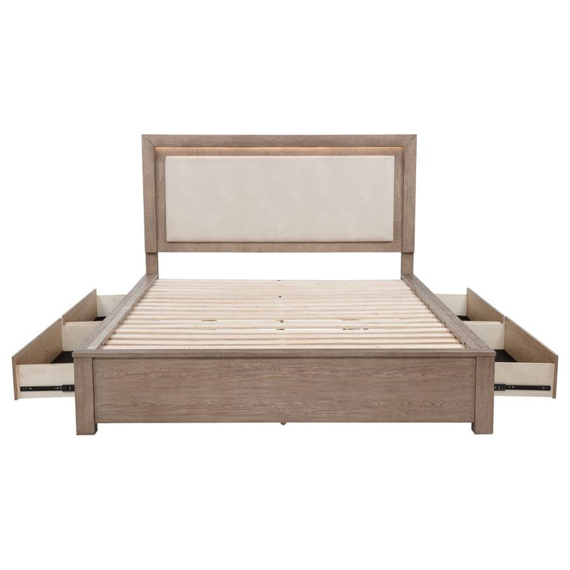 Kenora 56-inch LED Storage Bed
