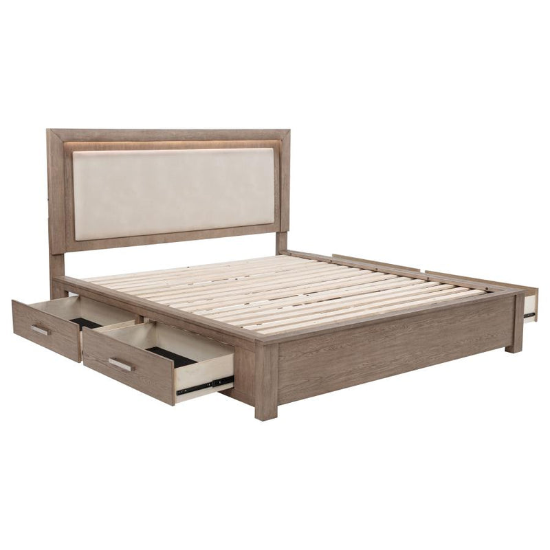 Kenora 56-inch LED Storage Bed