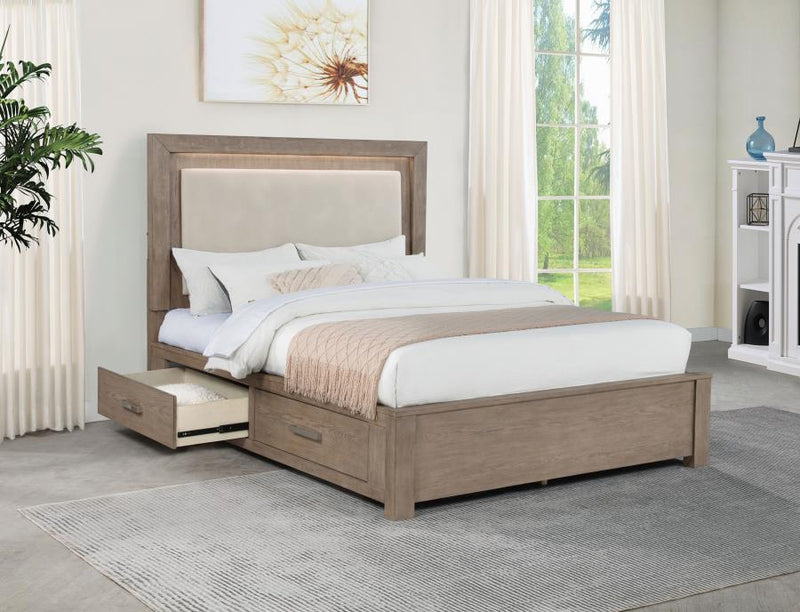 Kenora 56-inch LED Storage Bed