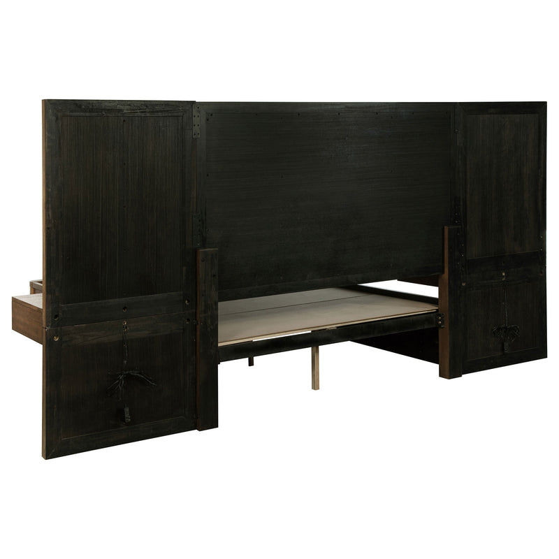Juego de dormitorio Terrace Panel de fresno marrón