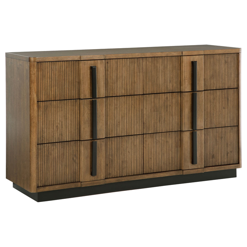 Juego de dormitorio Terrace Panel de fresno marrón