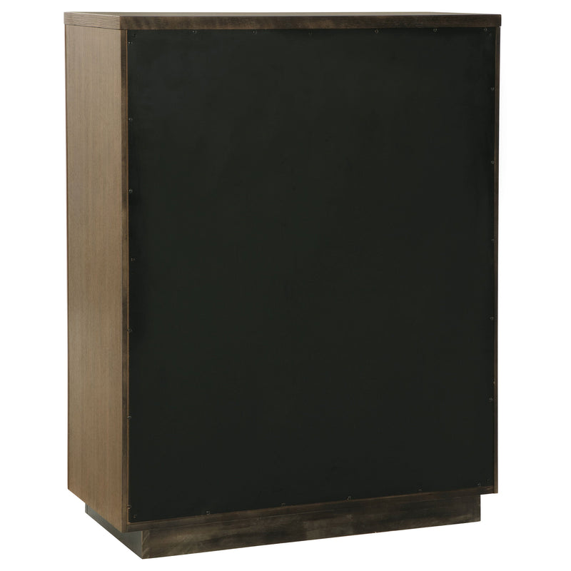 Juego de dormitorio Terrace Panel de fresno marrón