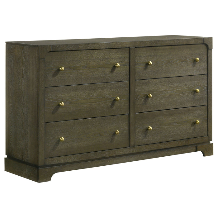 Gran Park  California King Bedroom Set Dark Cocoa
