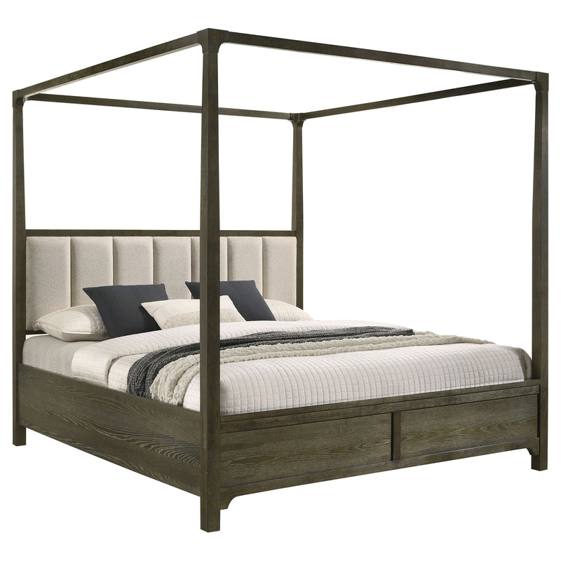 Cama con dosel Gran Park Cacao Oscuro