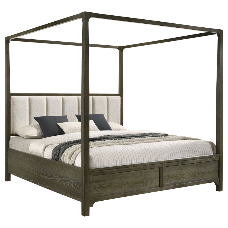 Cama con dosel Gran Park Cacao Oscuro