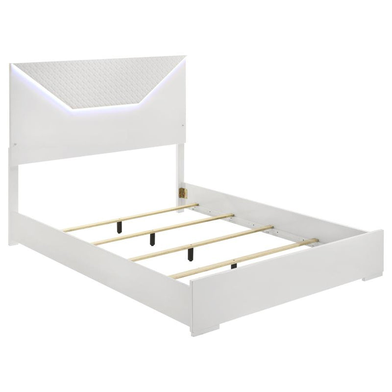Ives Panel Bed LED Headboard