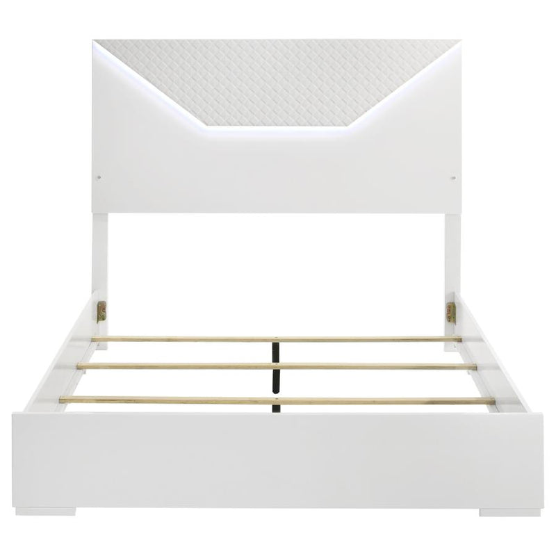 Ives Panel Bed LED Headboard