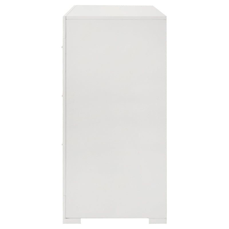 Ives 6-drawer Dresser Cabinet High Gloss