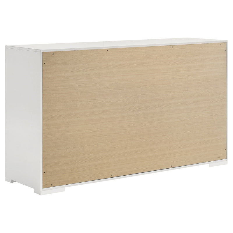 Ives 6-drawer Dresser Cabinet High Gloss