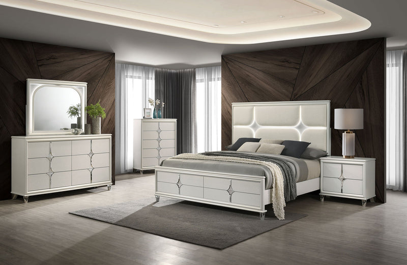 Juego de Dormitorio Olivia Perla