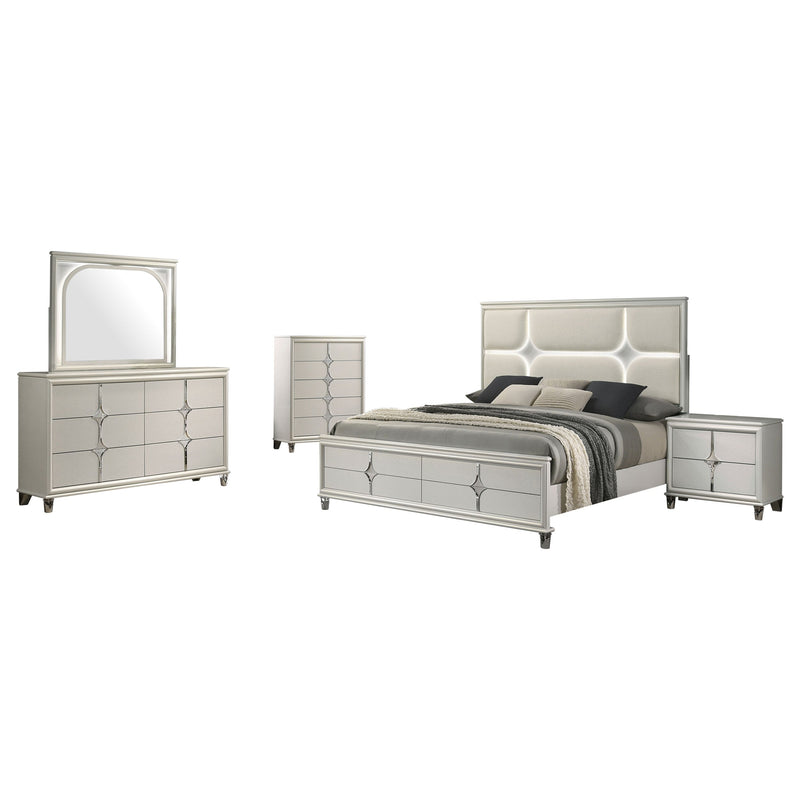 Juego de Dormitorio Olivia Perla