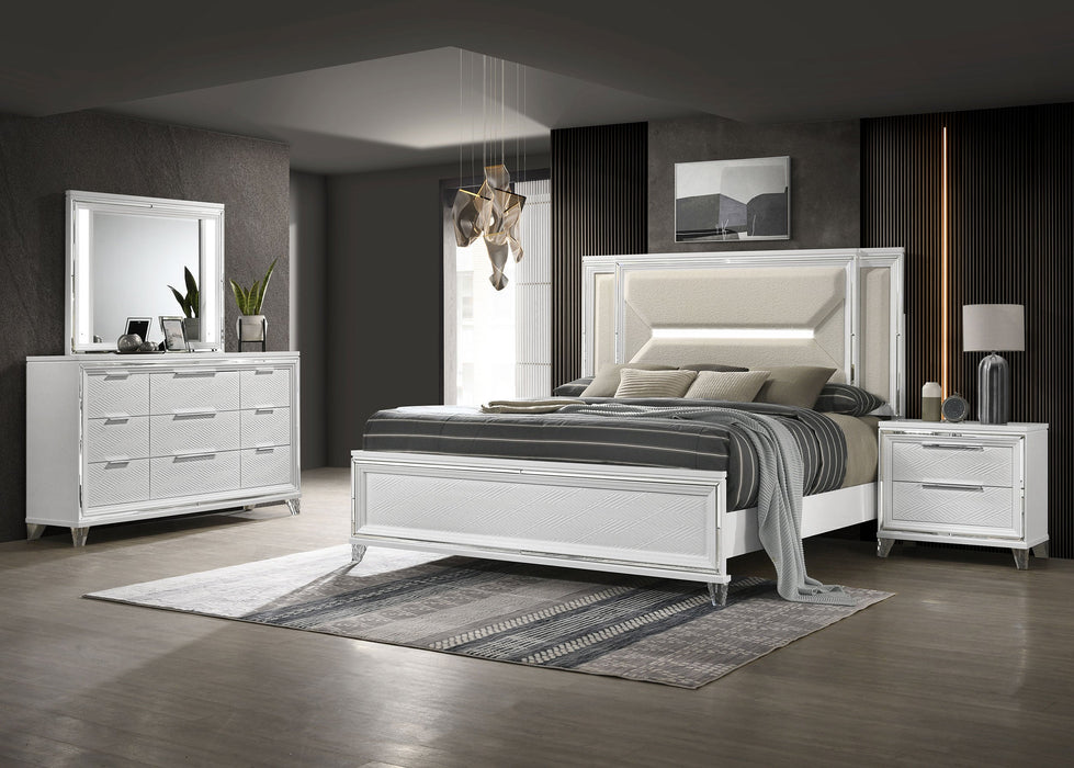 Marmore   Bedroom Set White