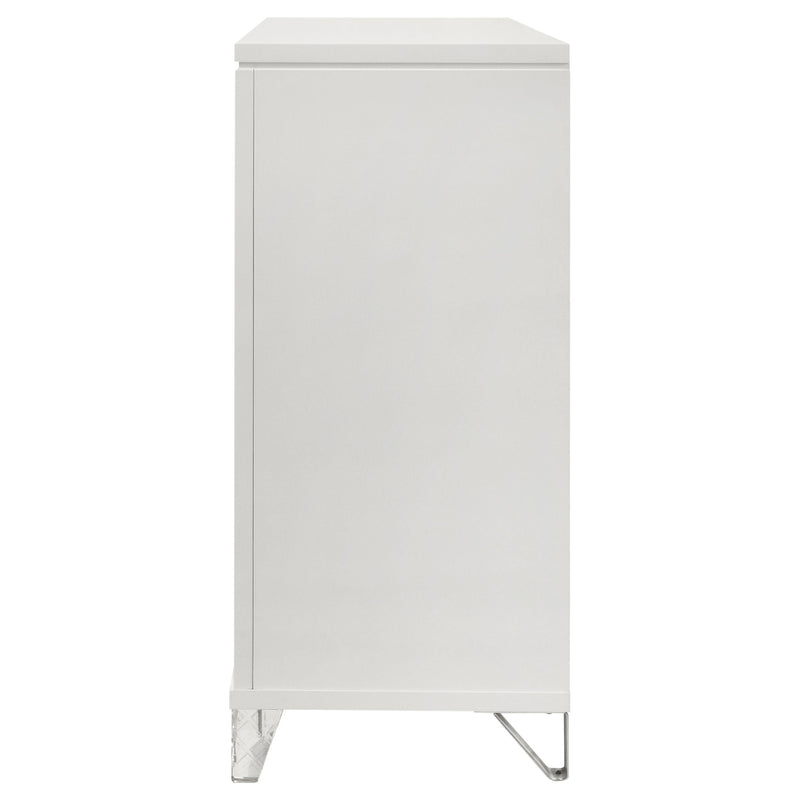 Marmore Cómoda de 9 Cajones Blanca