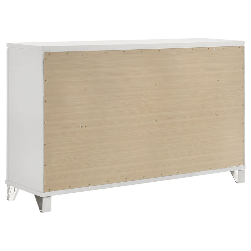 Marmore Cómoda de 9 Cajones Blanca
