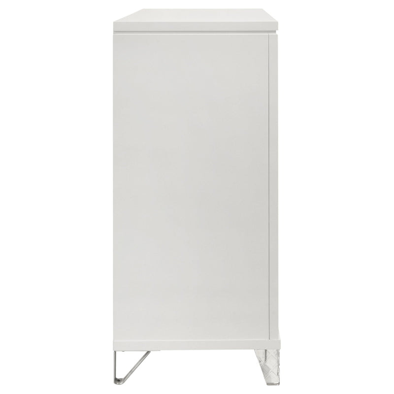 Marmore Cómoda de 9 Cajones Blanca