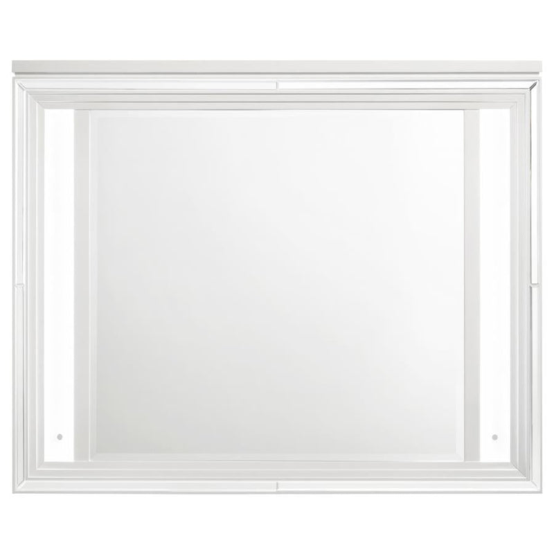Espejo de cómoda LED Marmore blanco