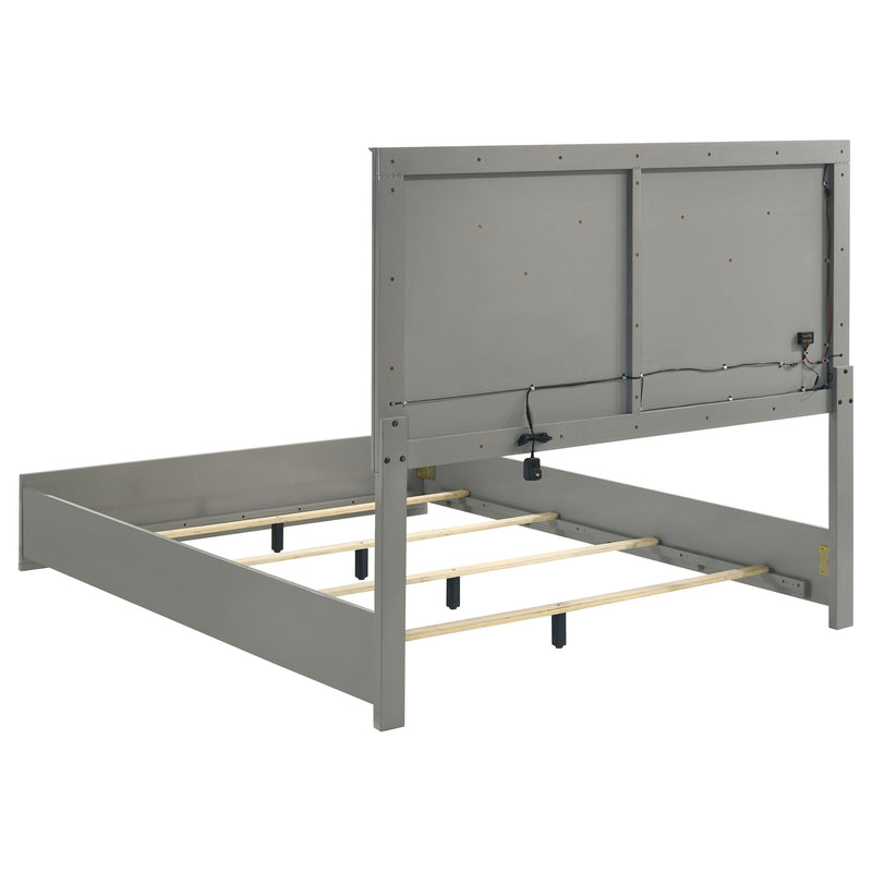 Juego de dormitorio Ives blanco de alto brillo