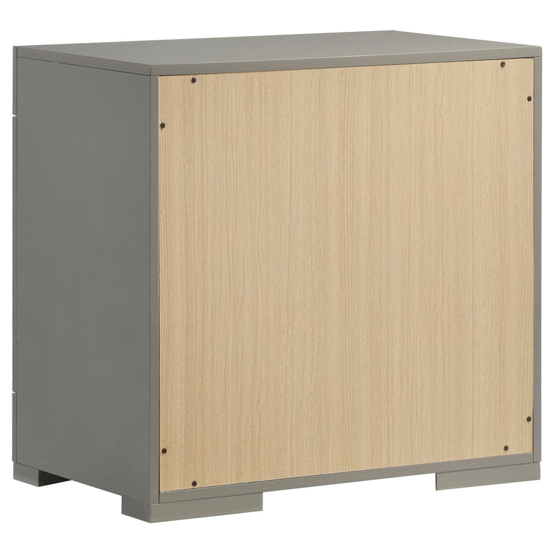 Juego de dormitorio Ives blanco de alto brillo