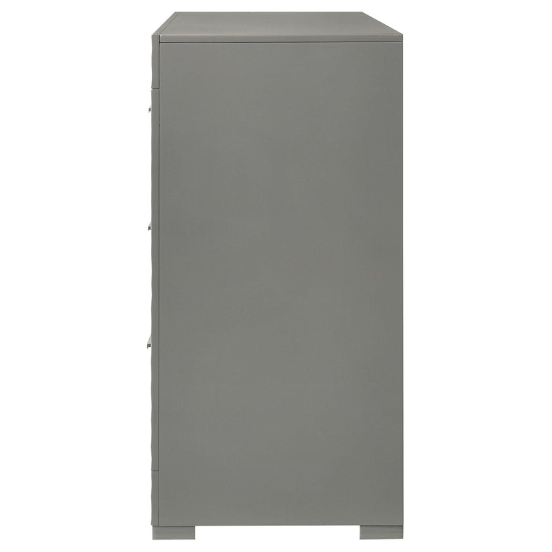 Ives 6-drawer Dresser Cabinet High Gloss