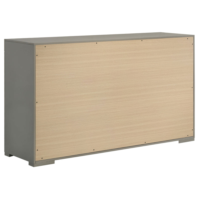 Ives 6-drawer Dresser Cabinet High Gloss