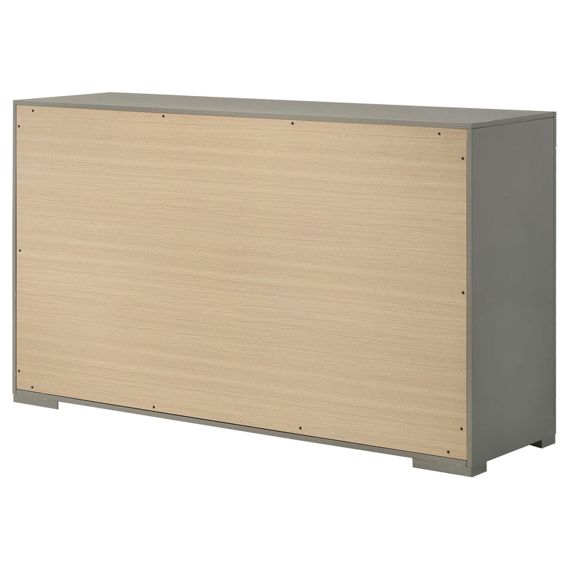 Ives 6-drawer Dresser Cabinet High Gloss