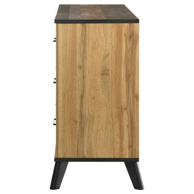 Cajonera Kaywood de 6 cajones de pino natural