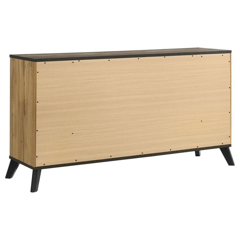 Cajonera Kaywood de 6 cajones de pino natural