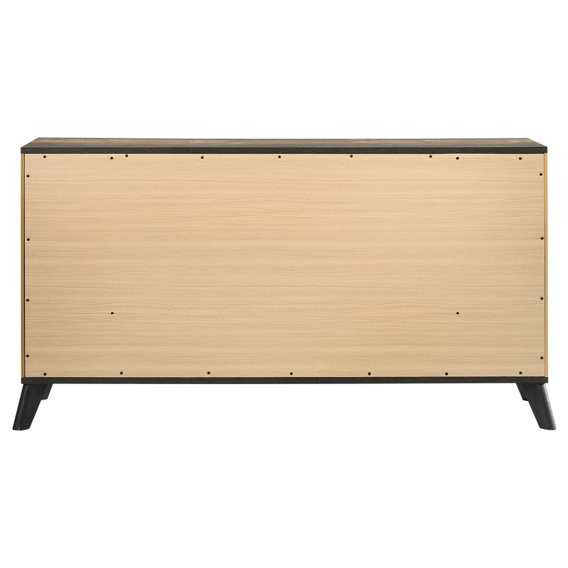 Cajonera Kaywood de 6 cajones de pino natural