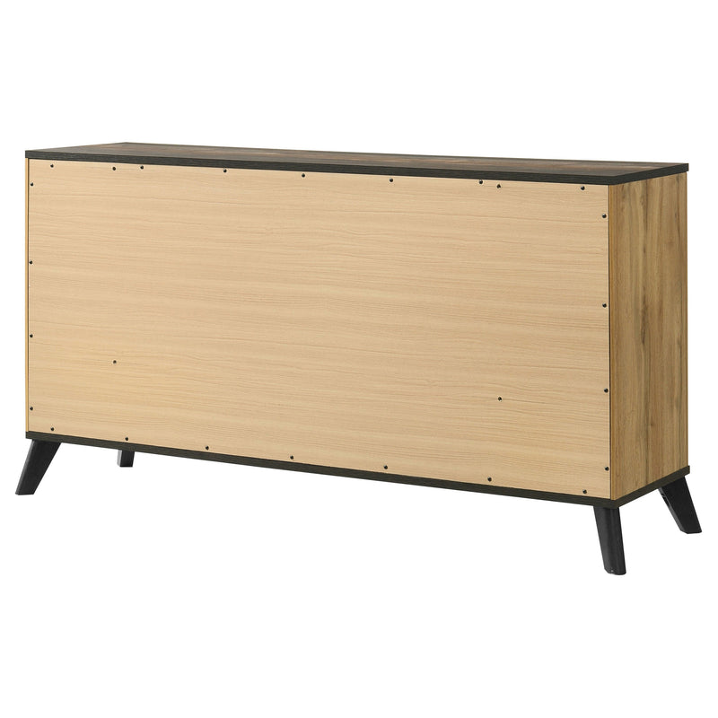 Cajonera Kaywood de 6 cajones de pino natural