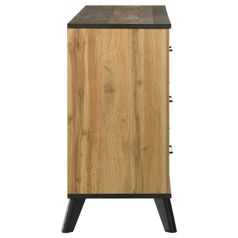 Cajonera Kaywood de 6 cajones de pino natural