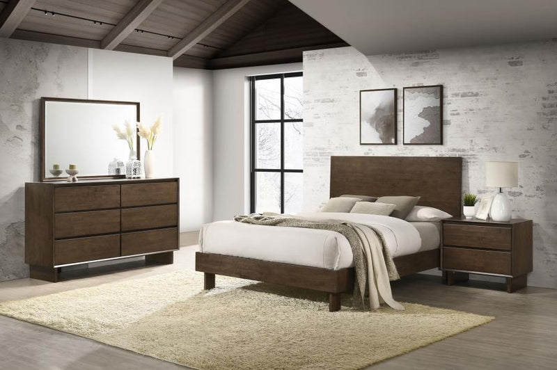 Juego de dormitorio Glenwood, marrón cálido
