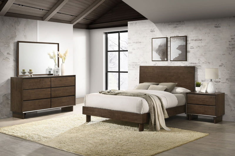 Juego de dormitorio Glenwood, marrón cálido