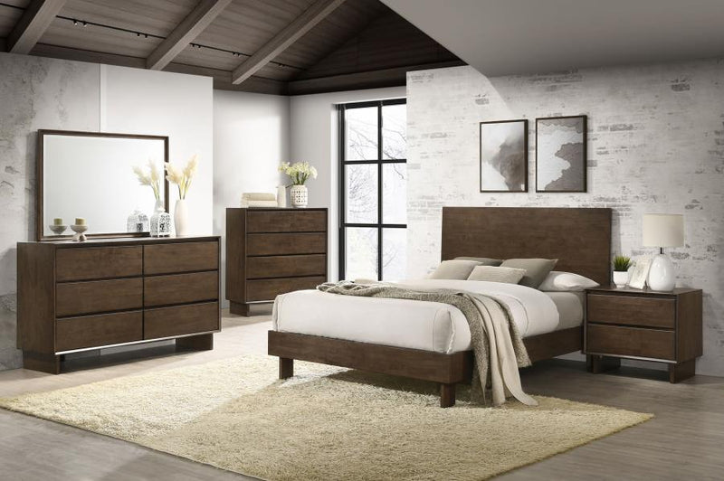 Juego de dormitorio Glenwood, marrón cálido