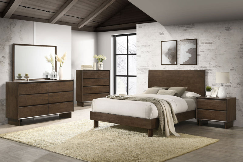 Juego de dormitorio Glenwood, marrón cálido