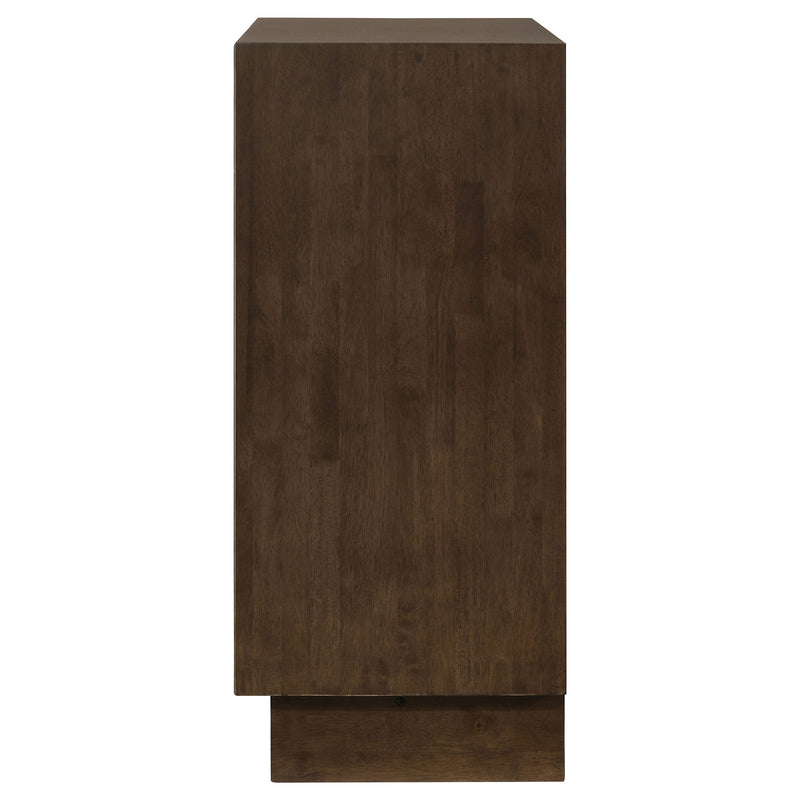 Cómoda de 4 cajones Glenwood Marrón Cálido