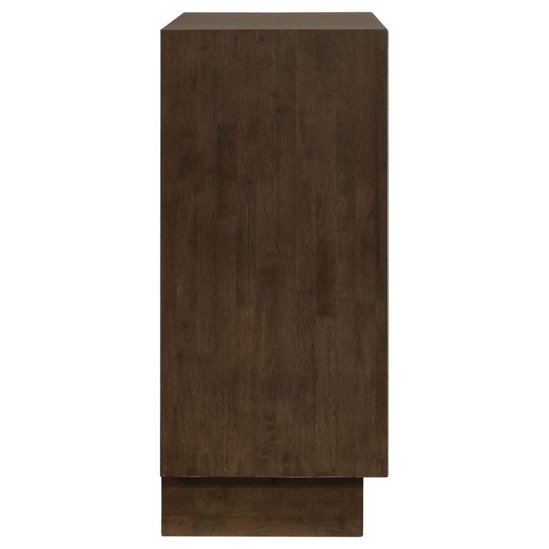 Cómoda de 4 cajones Glenwood Marrón Cálido